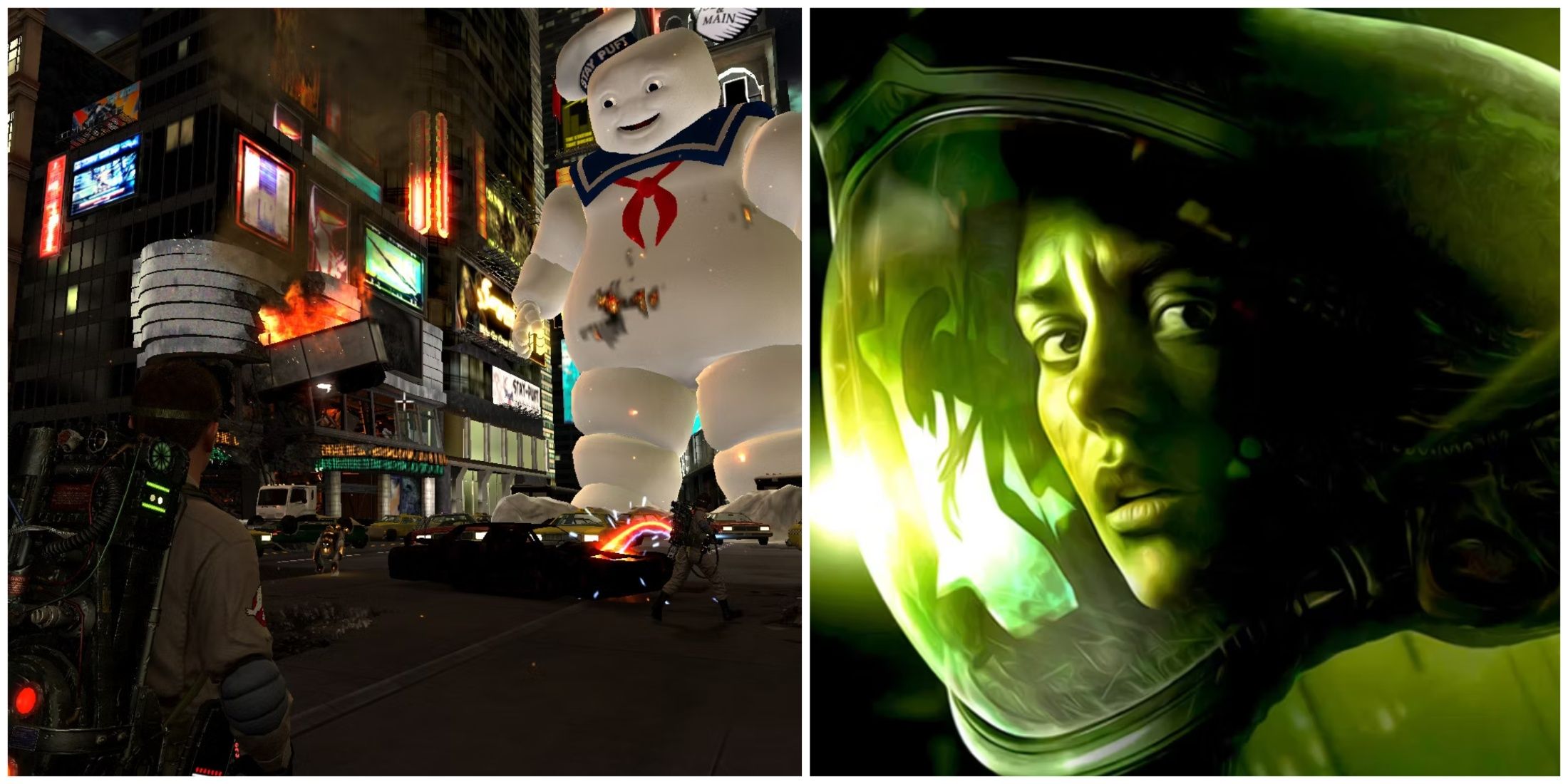 games based on movies ghostbusters and alien isolation