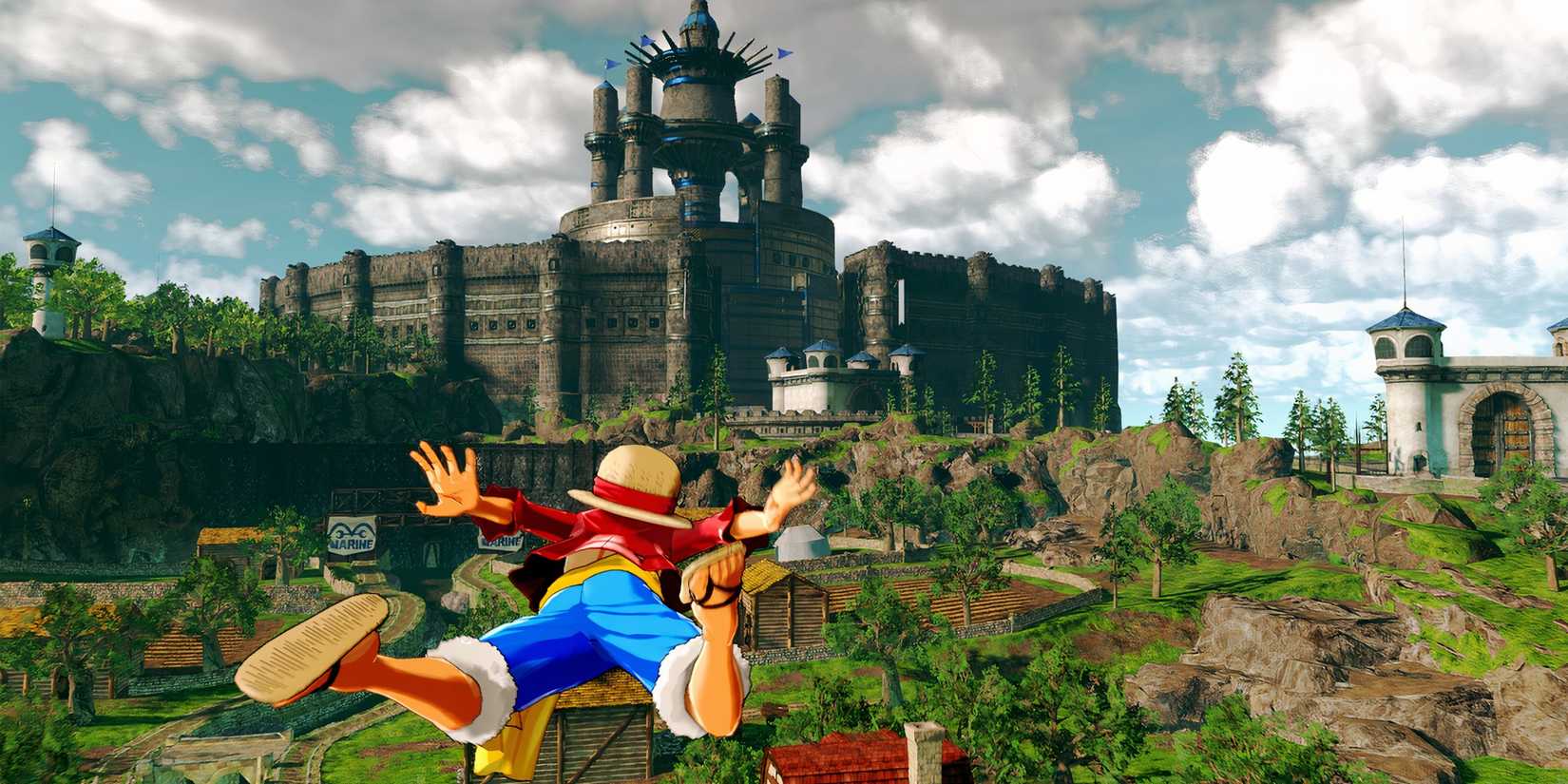 Gliding in One Piece World Seeker