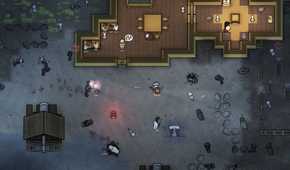 Wood base colonists fighting in RimWorld