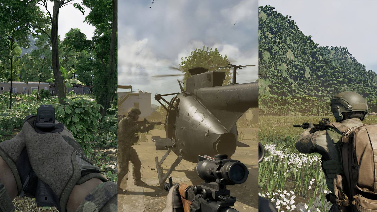 Gray Zone Warfare Glock 17 aiming, Extraction Chopper and Landing Zone