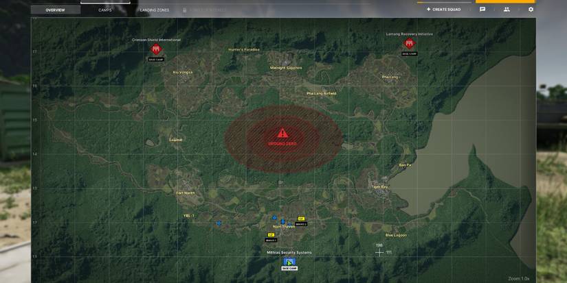 Gray Zone Warfare Map Interface
