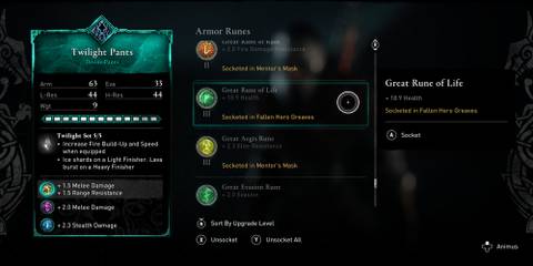 Assassin's Creed Valhalla Great Rune of Life