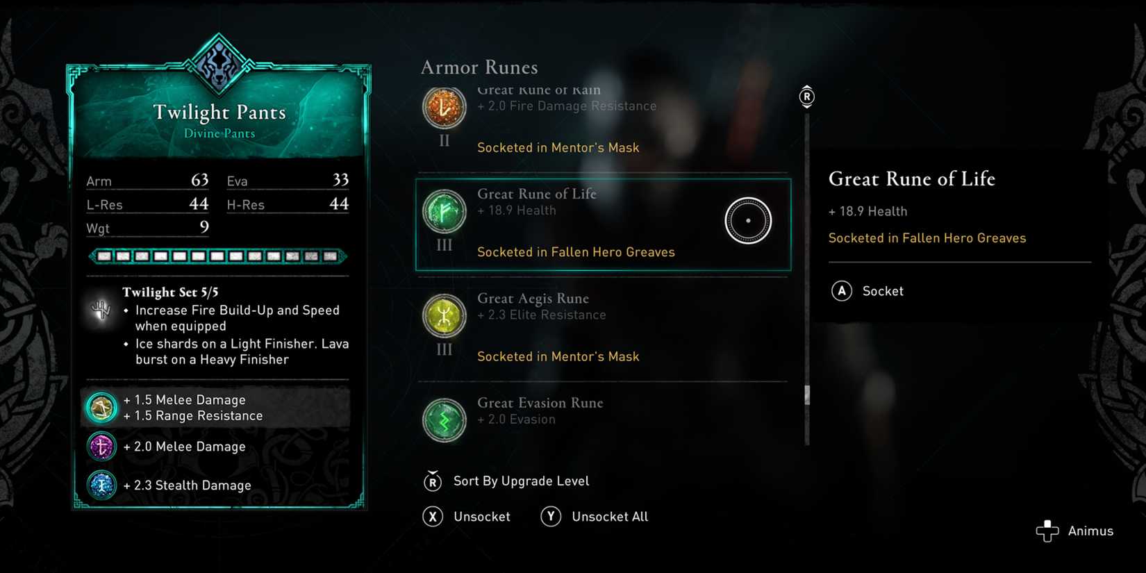 Assassin's Creed Valhalla Great Rune of Life