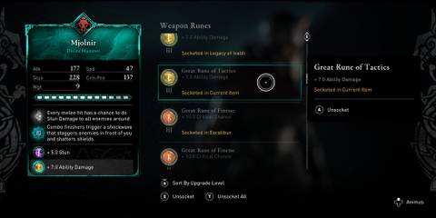 Assassin's Creed Valhalla Great Rune of Tactics