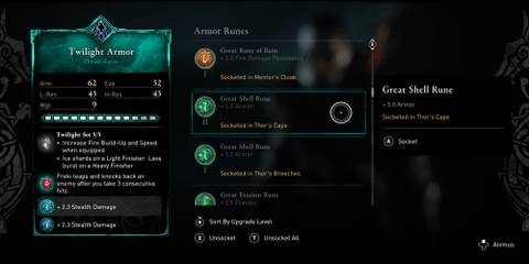 Assassin's Creed Valhalla Great Shell Rune