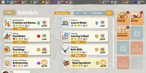 Growing Up School Schedule