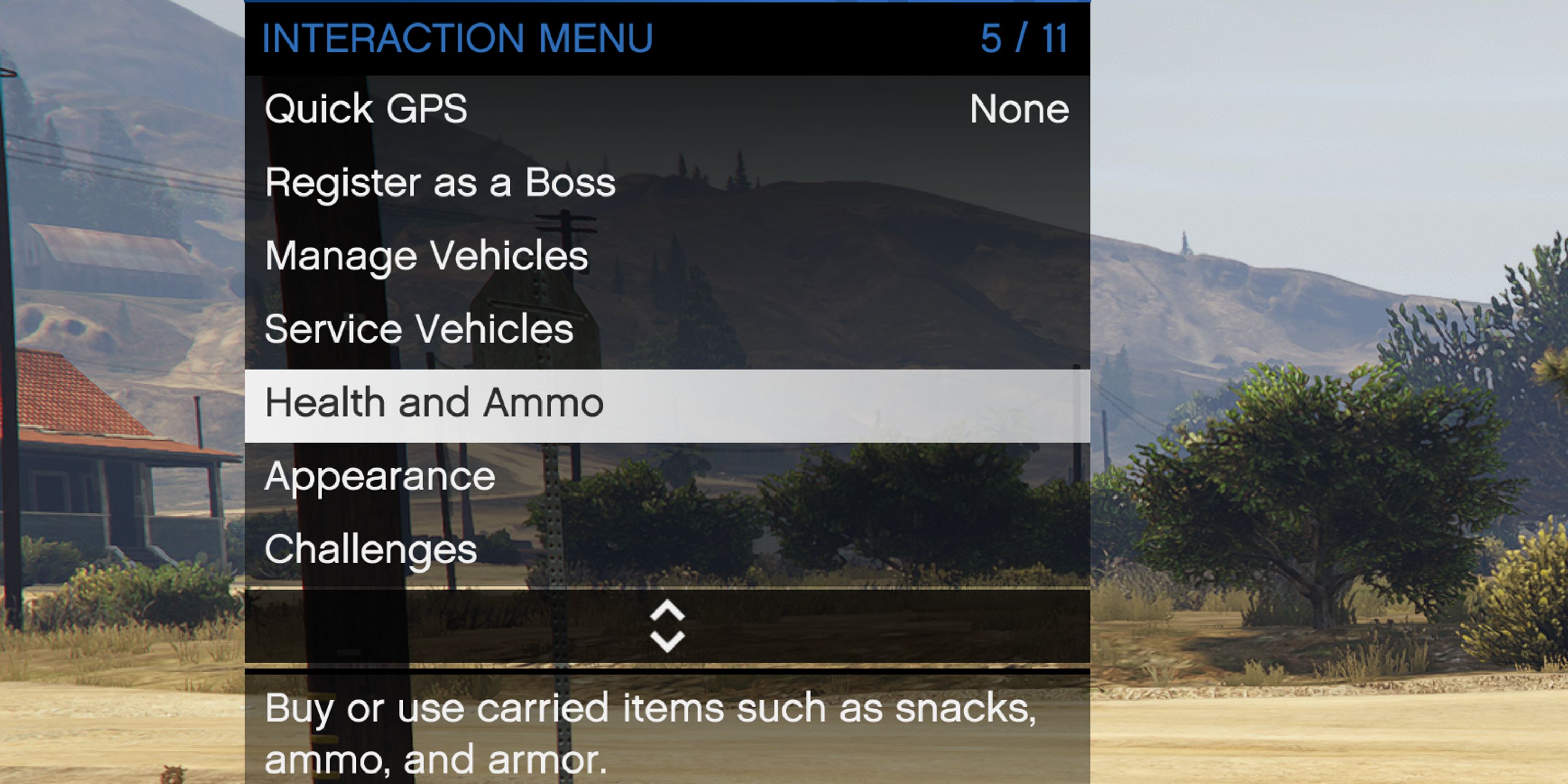 GTA Online: How To Eat Snacks