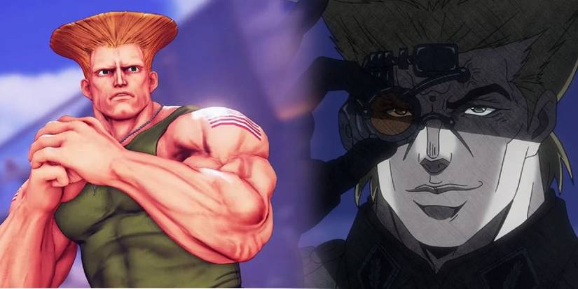 Guile from Street Fighter and Stroheim from JoJo's Bizarre Adventure
