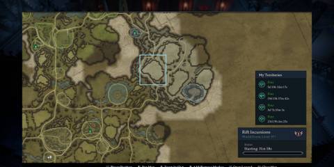 image of the Hallowed Mountains area in V Rising