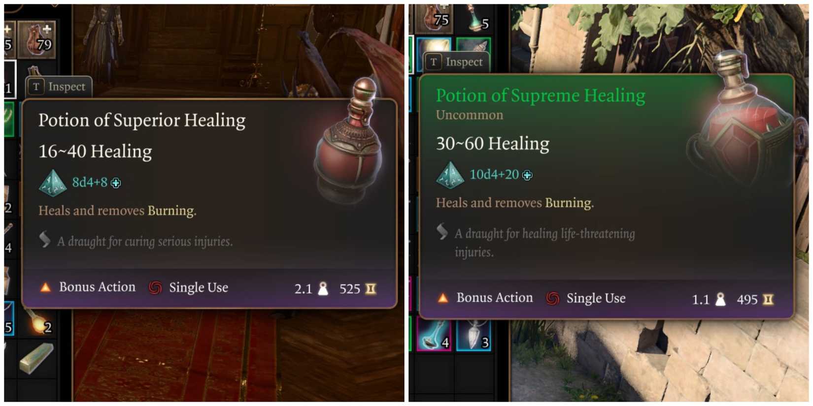 image of Healing Potions in Baldur's Gate 3