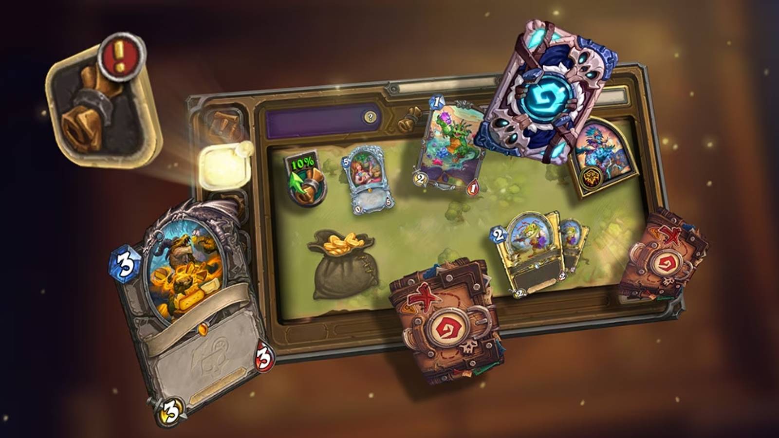the perils in paradise rewards track from hearthstone