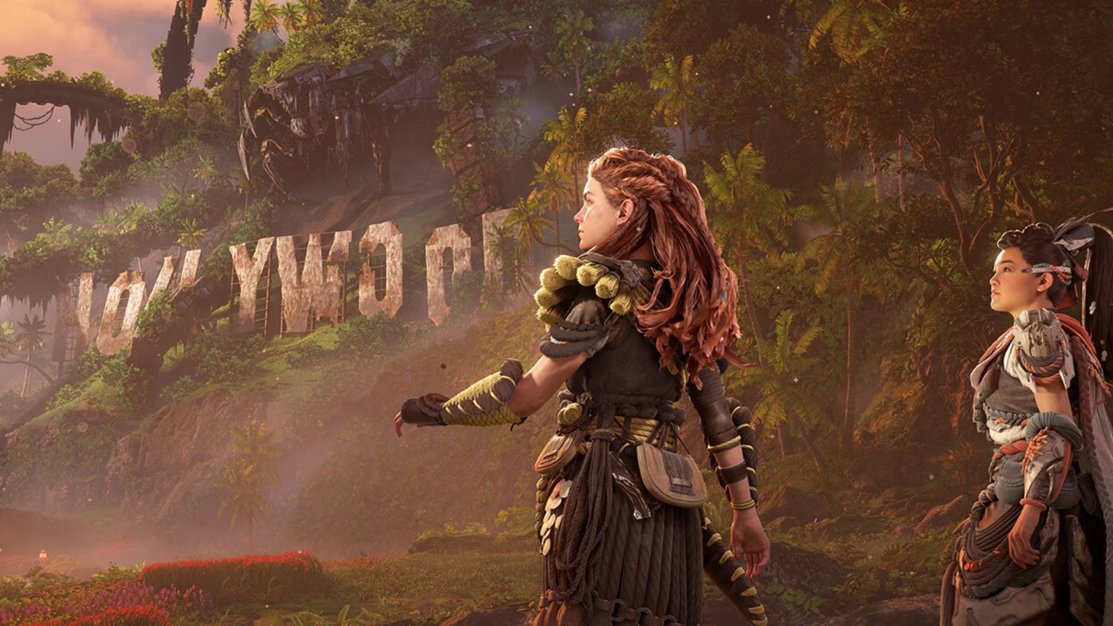 horizon-forbidden-west-aloy-and-seyka-hollywood-sign