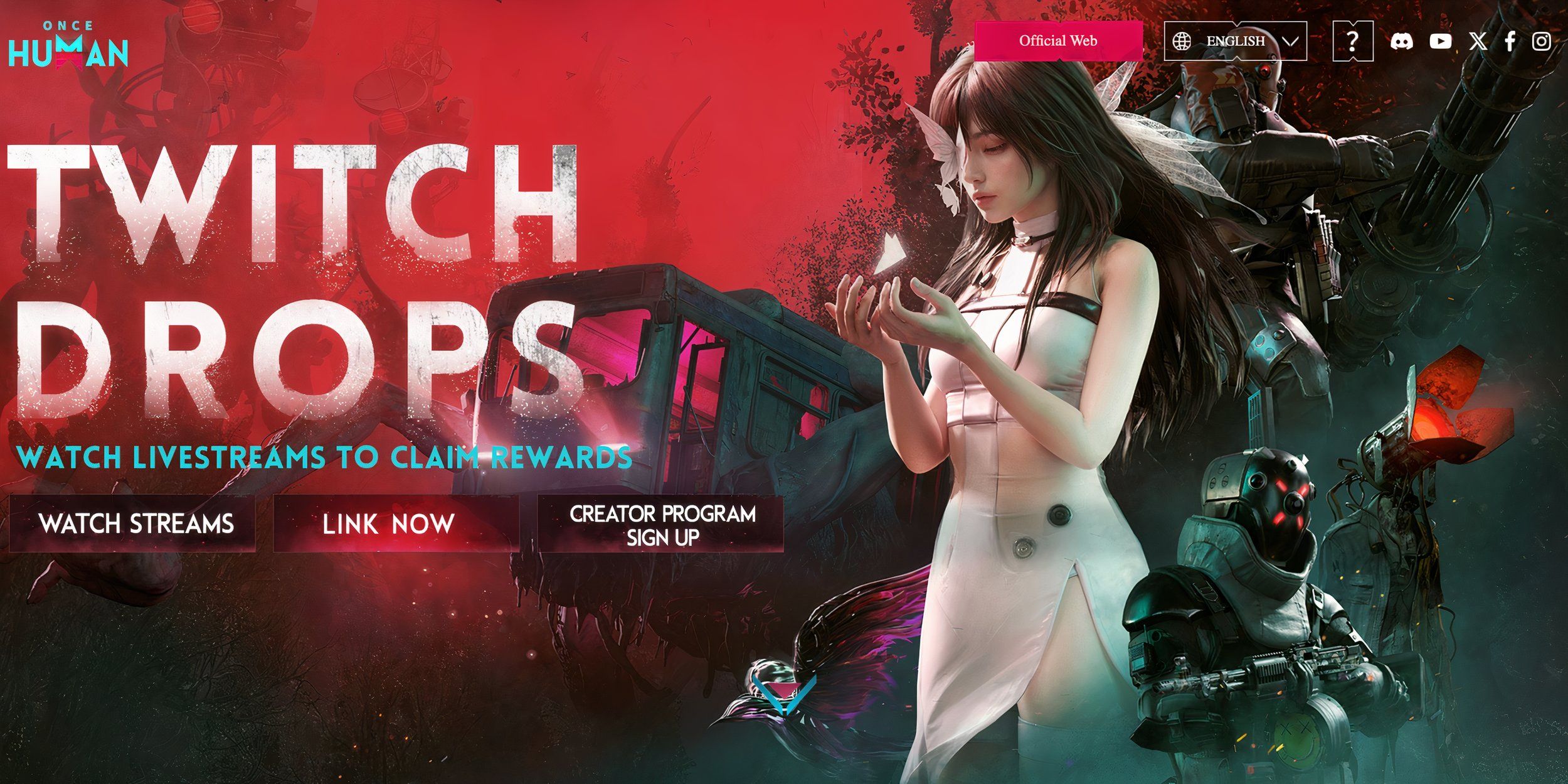 Once Human: как получить Twitch Drops