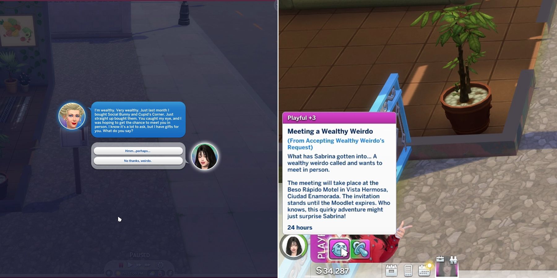 How To Meet Wealthy Weirdo At Beso Rapido Motel In The Sims 4