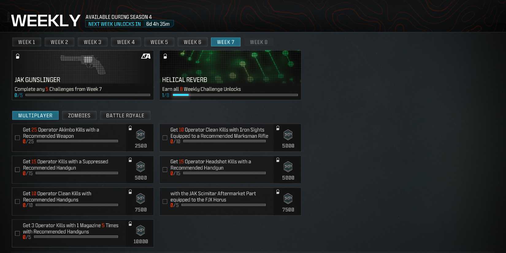 Screenshot showcasing how to unlock the JAK Gunslinger Conversion Kit in Modern Warfare 3 and Warzone 