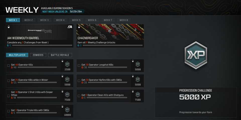 Screenshot showcasing how to unlock the JAK Widemouth Barrel for the MORS in Modern Warfare 3 and Warzone 