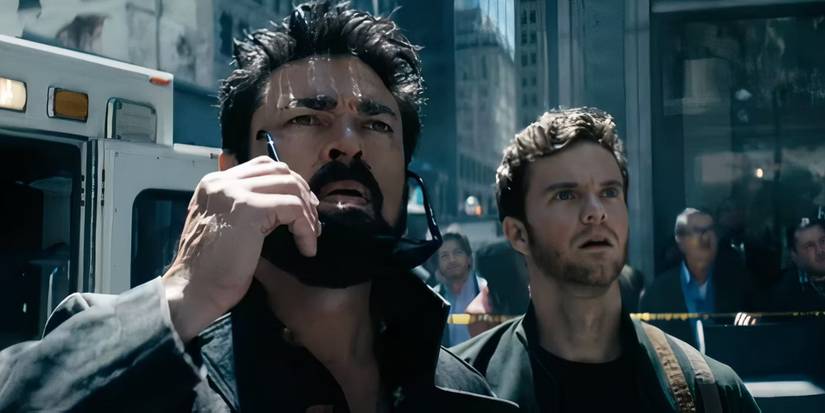 Hughie and Butcher in The Boys