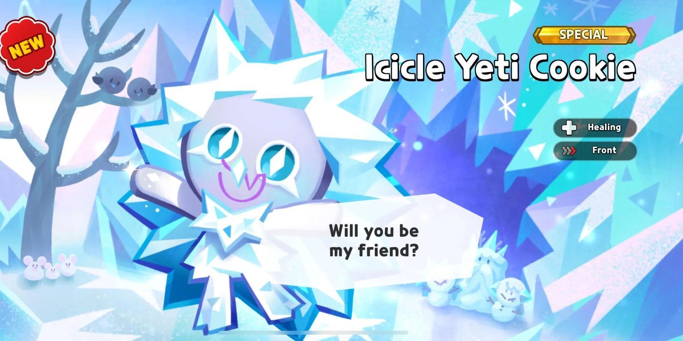 An image of Icicle Yeti Cookie from Cookie Run: Kingdom