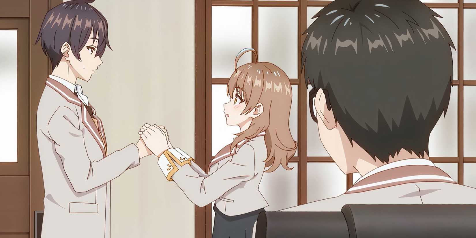 Maria Holding Masachika's Hands Roshidere