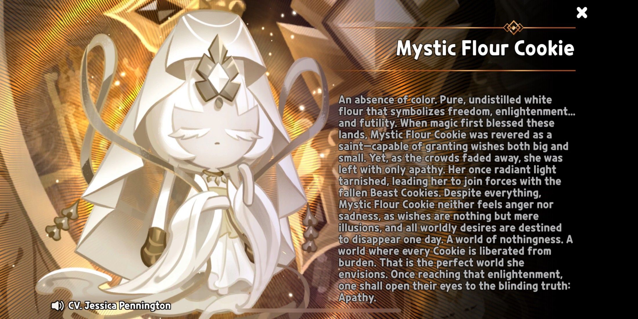 Mystic Flour Cookie Cookie Run Kingdom bio