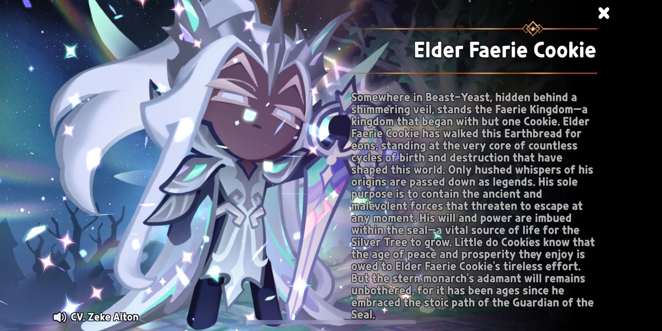 Elder Farie Cookie Run Kingdom bio