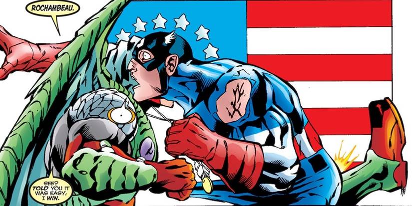 Impressive Deadpool Moments- Kicking Captain America