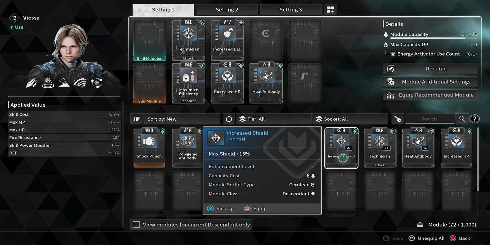 Increase Shield Module in The First Descendant