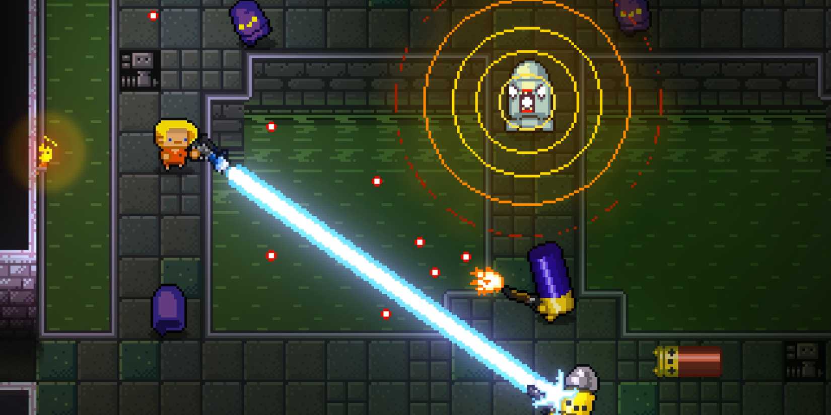 Intense action in Enter The Gungeon-1