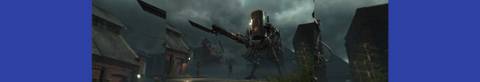 Iron Harvest video game rts close up steampunk mecha bayonet industrial war ruined