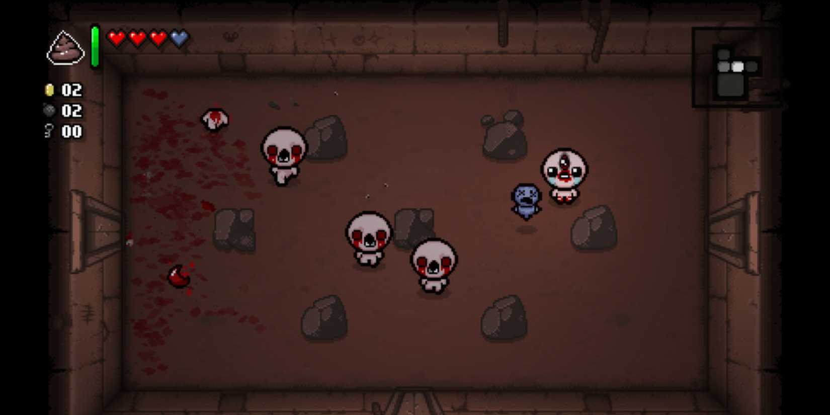 Isaac running in The binding of Isaac