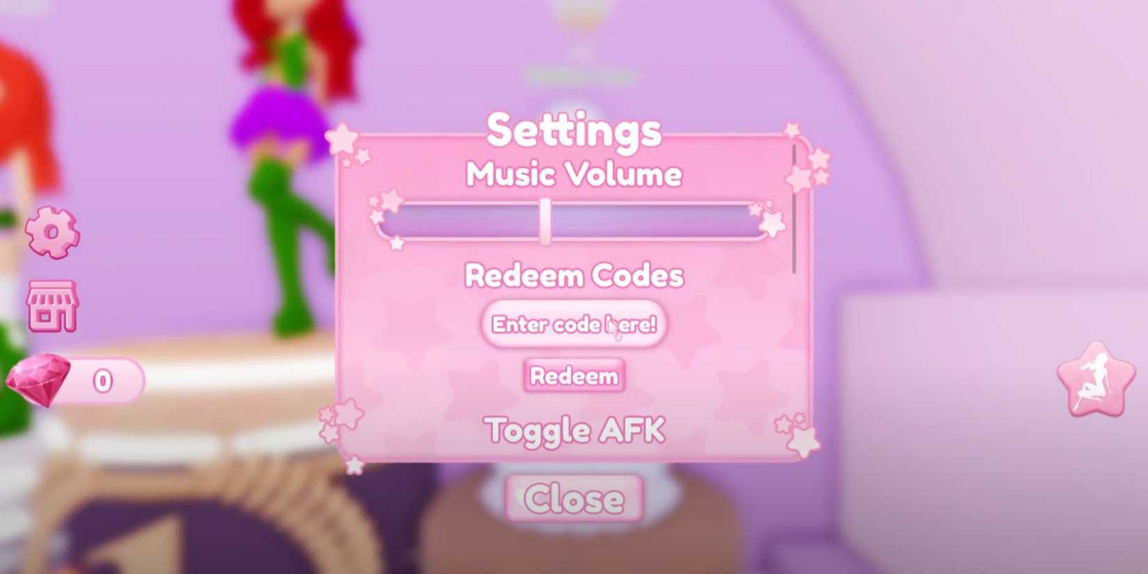  IT GIRL the codes tab