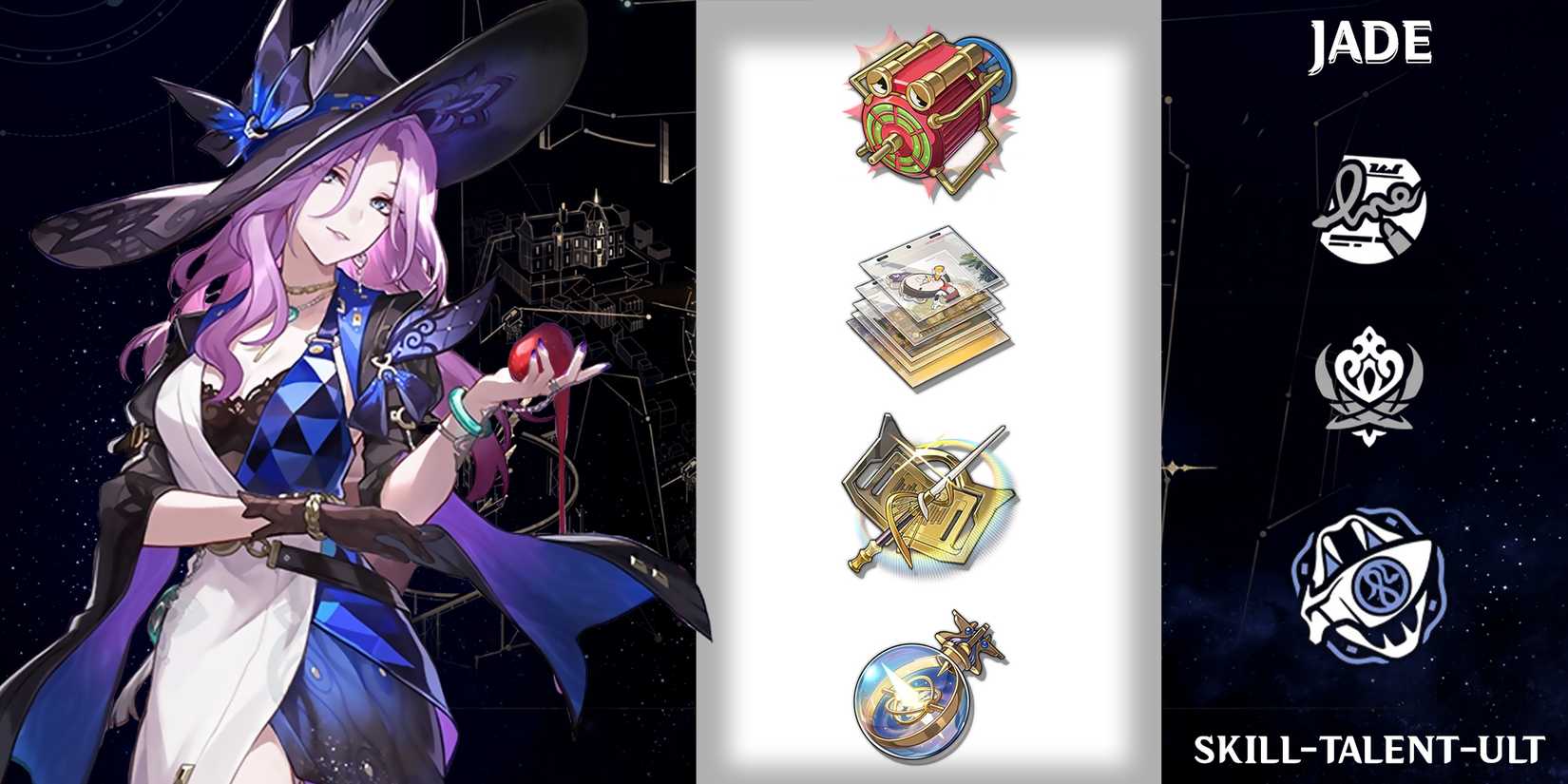 jade skill-talent-ultimate trace materials in honkai star rail