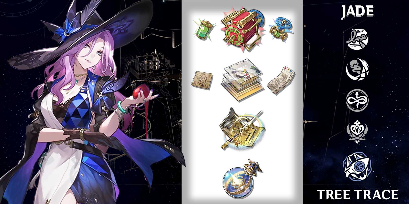 jade skill tree trace materials in honkai star rail