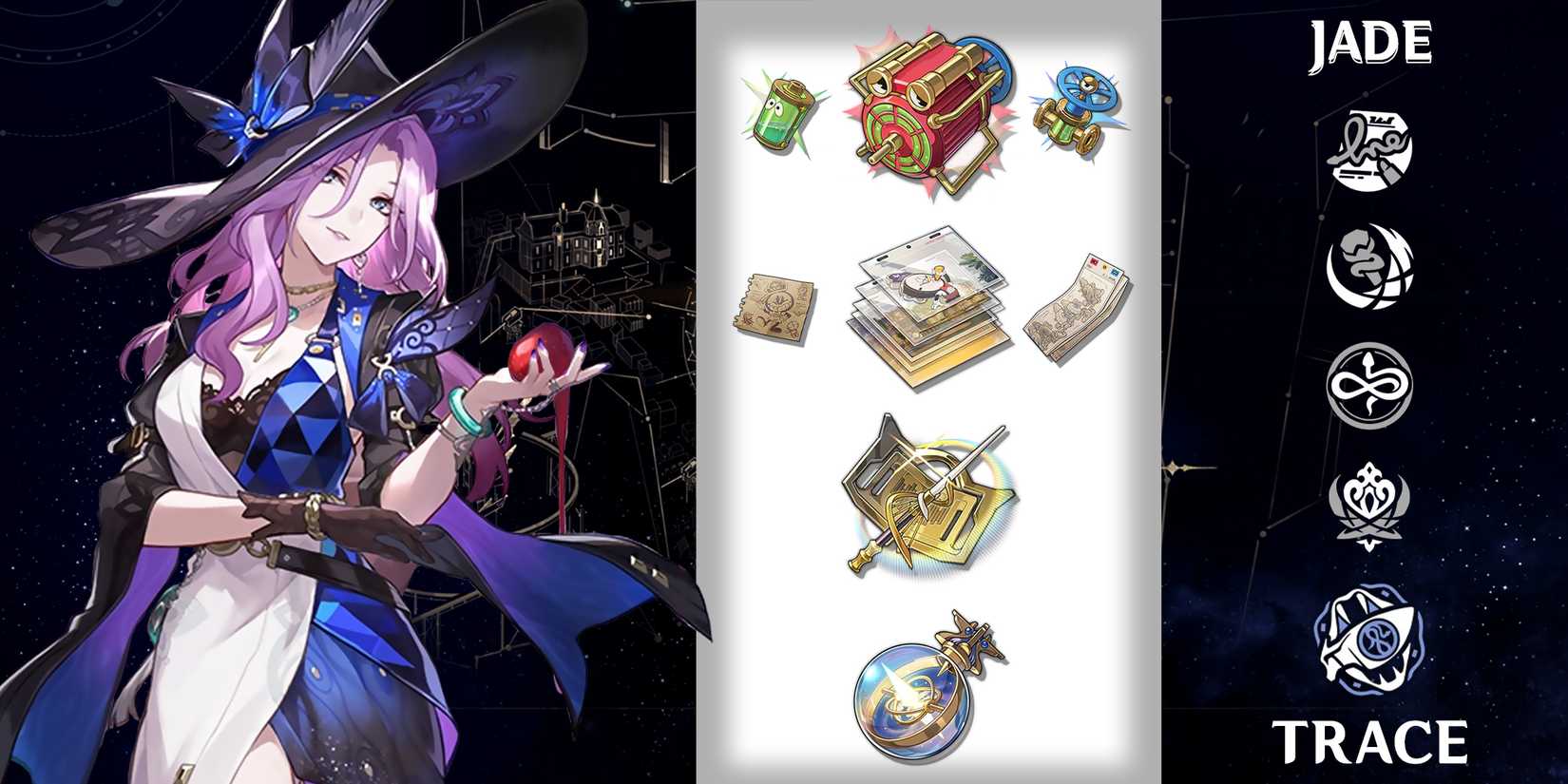 jade trace materials in honkai star rail