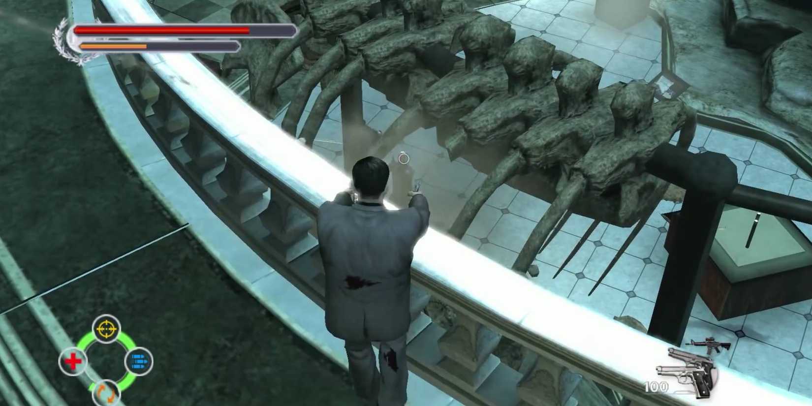 John woo stranglehold chicago natural history museum dinosaur