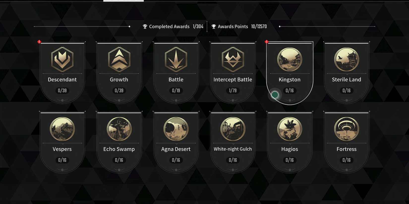 Journal menu in The First Descendant