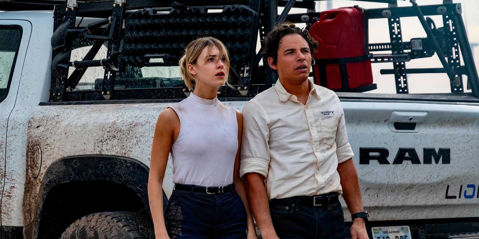 Kate and Javi in Twisters