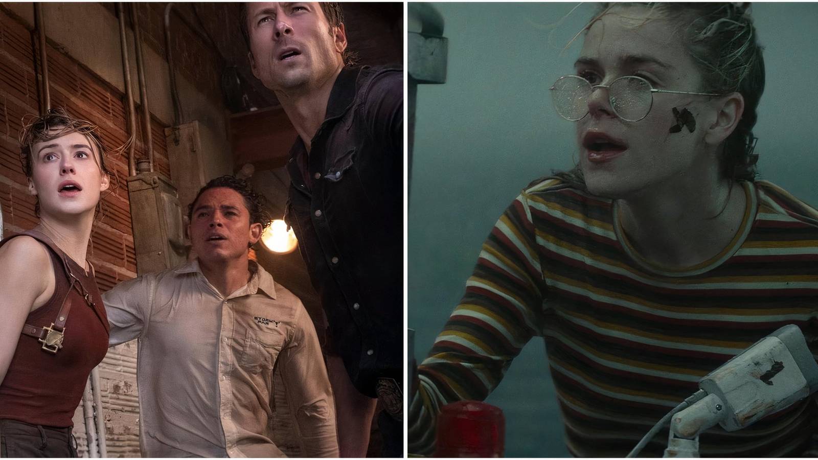 Kate, Javi, and Tyler and Addy in Twisters