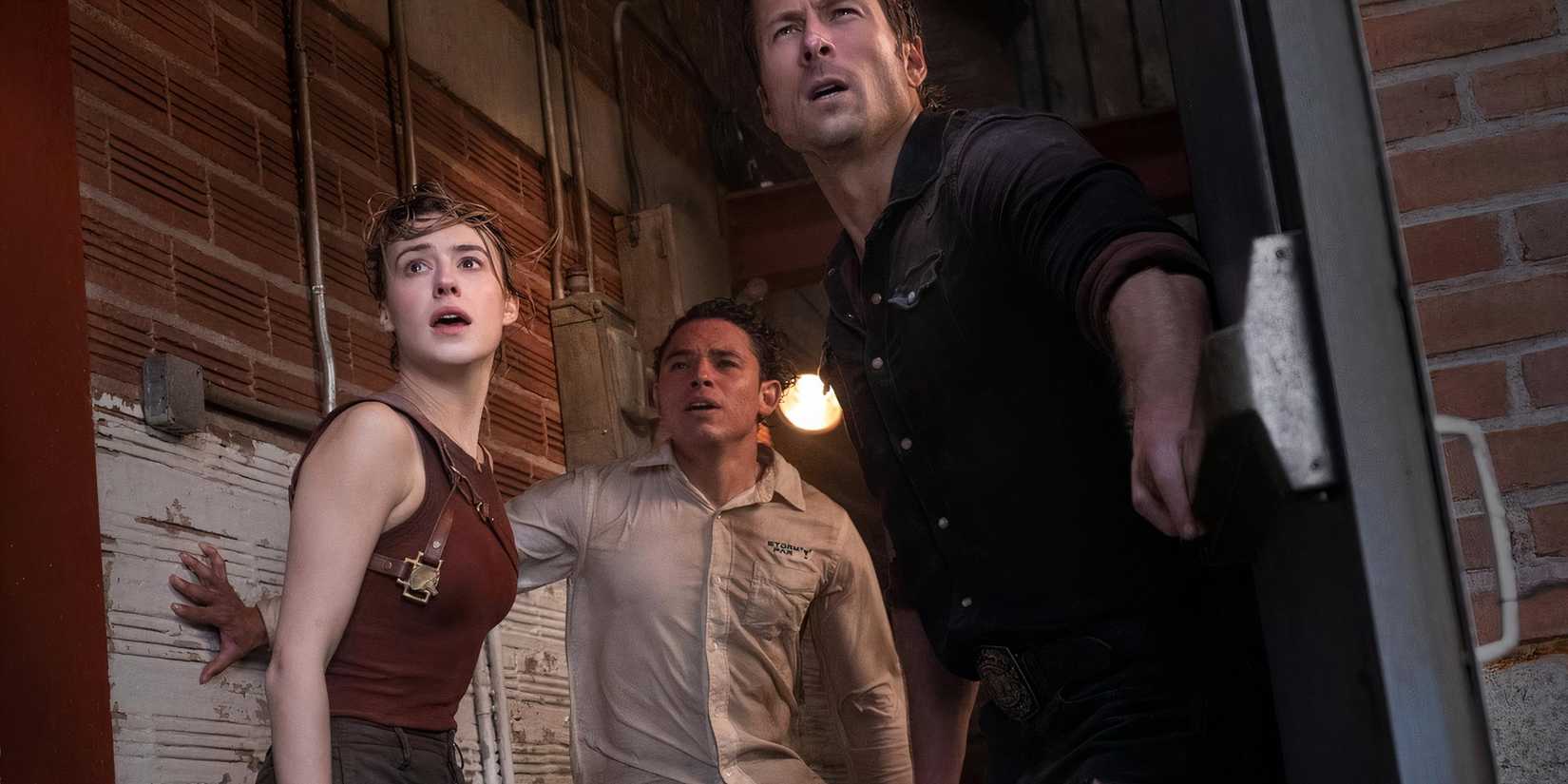 Kate, Javi, and Tyler in Twisters