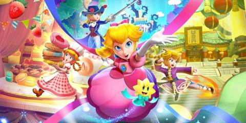 Key art of Peach's multiple transformations.