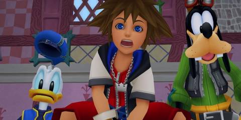 Kingdom Hearts Pitch Sora Donald Goofy