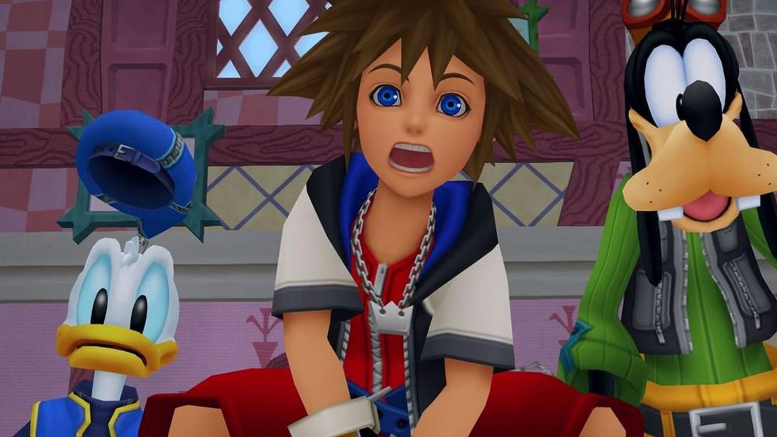 Kingdom Hearts Pitch Sora Donald Goofy