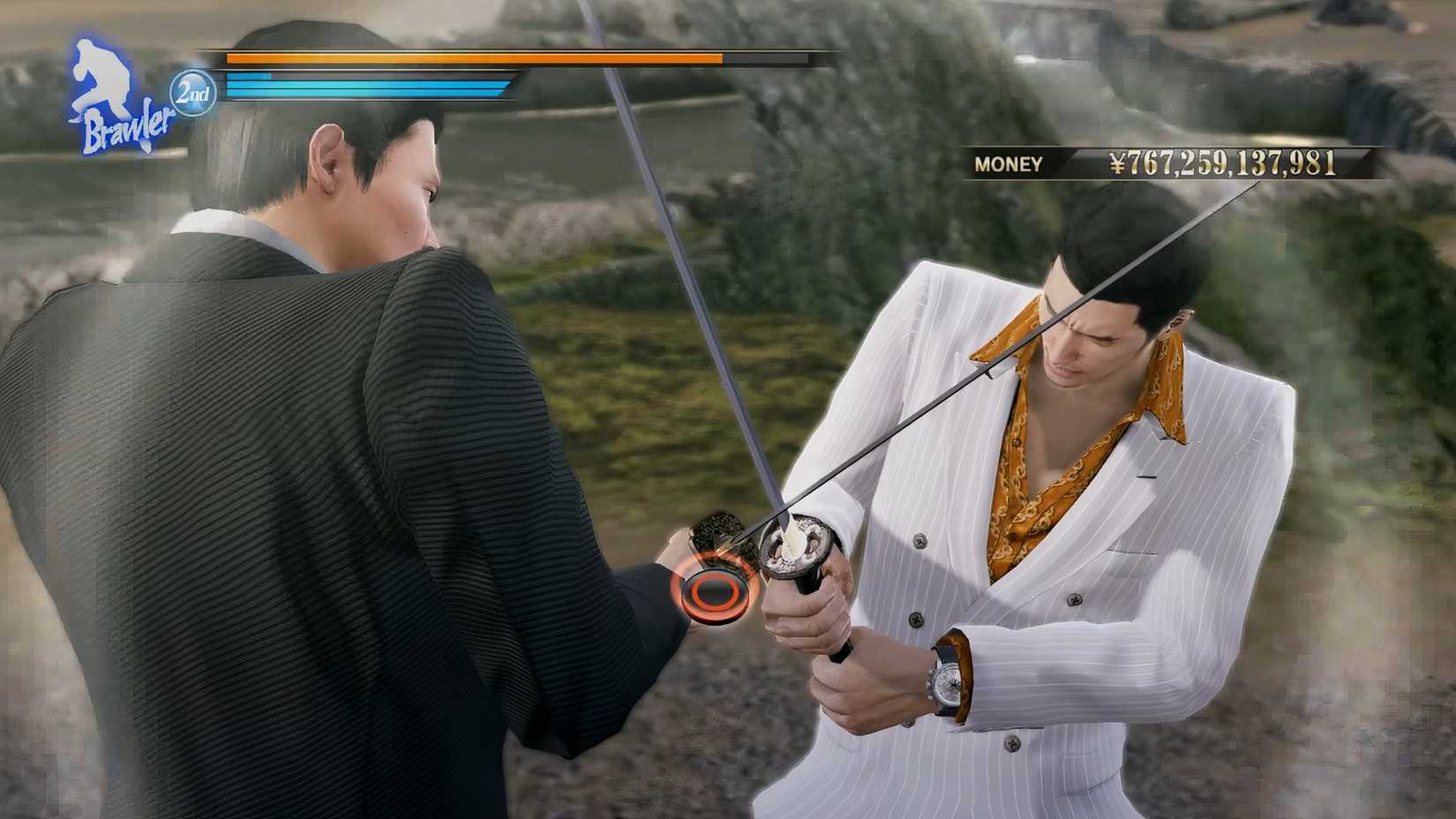 Image of Kiryu in battle in Yakuza 0
