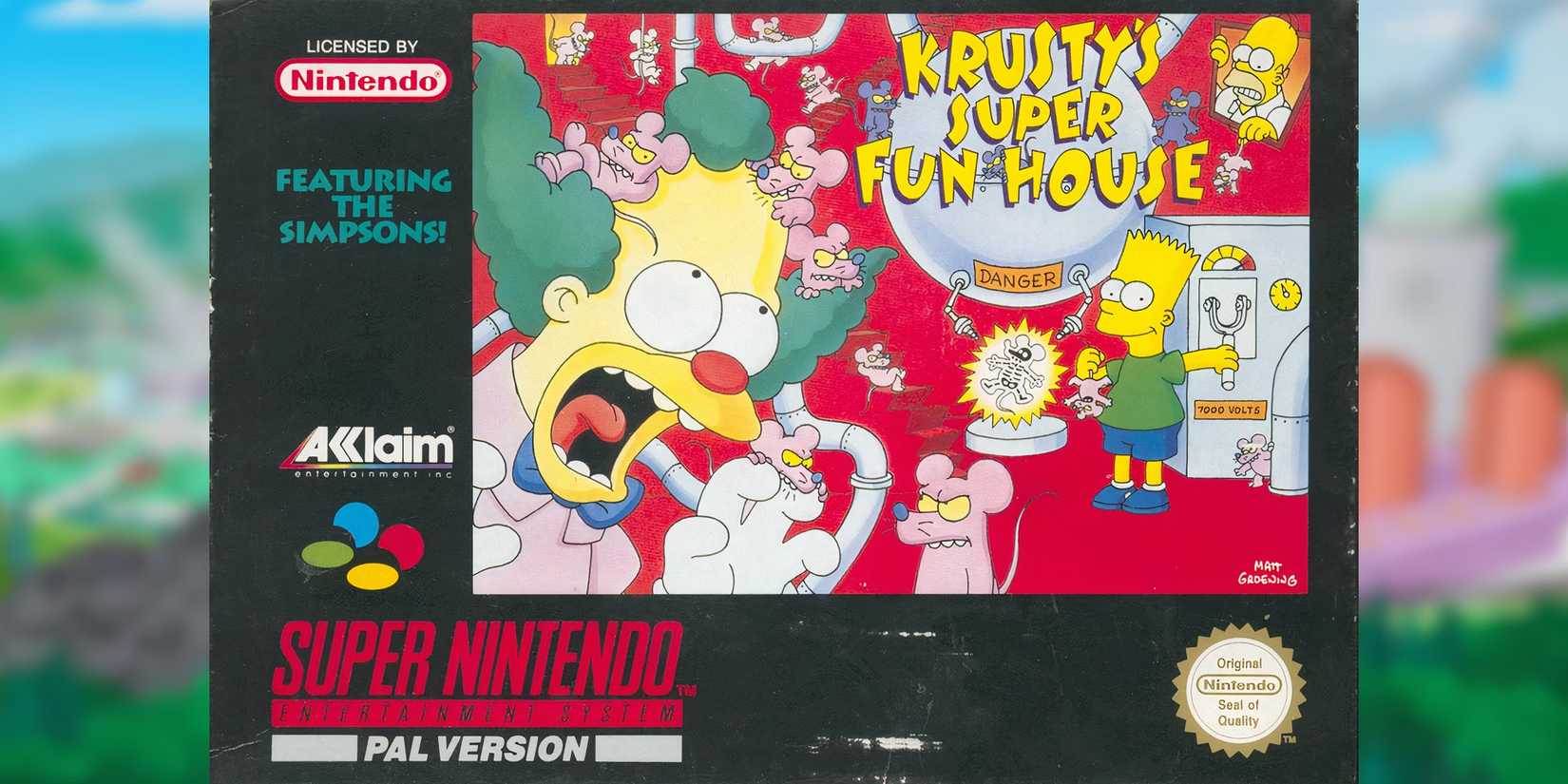 Krusty's Super Fun House Box Art