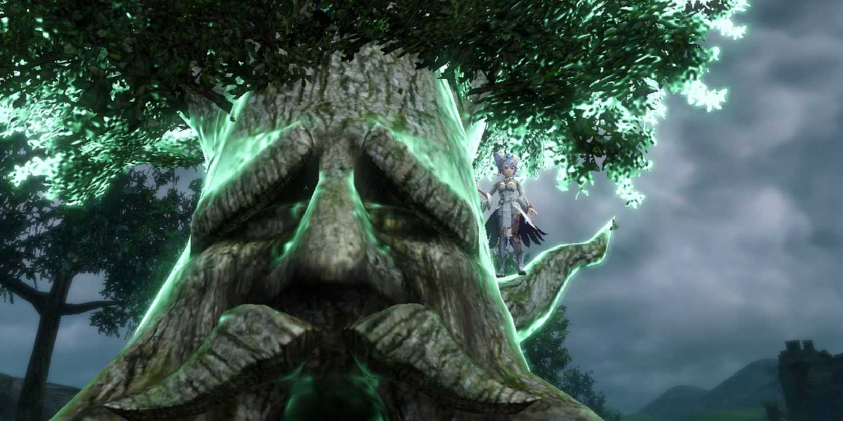 Lana summons The Great Deku Tree.