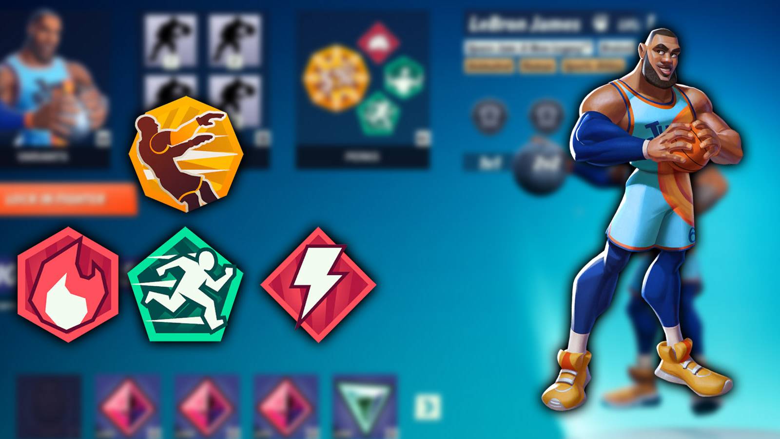 Lebron James Multiversus Perk Build Guide Header Image