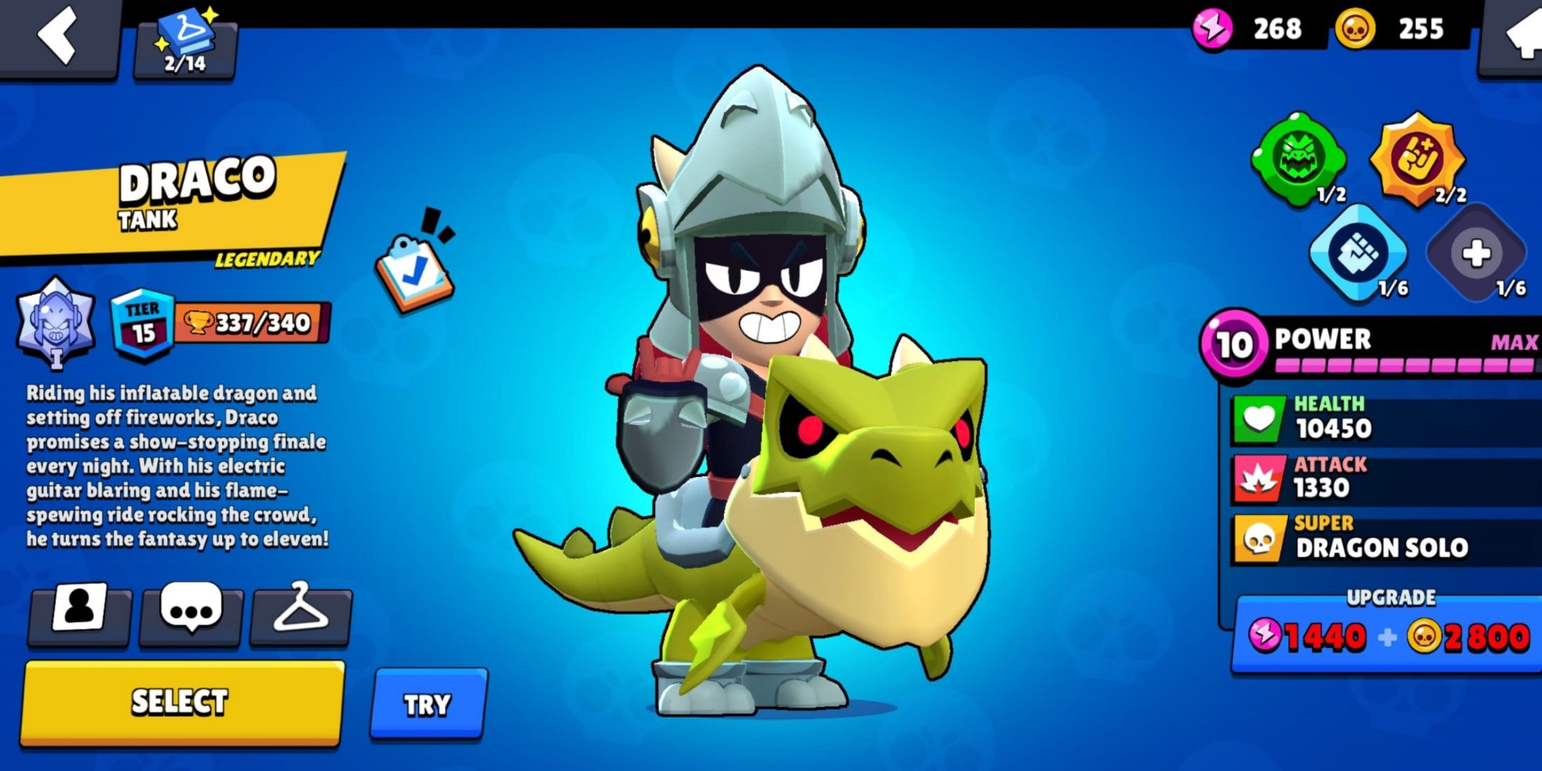 Legendary Brawler Draco