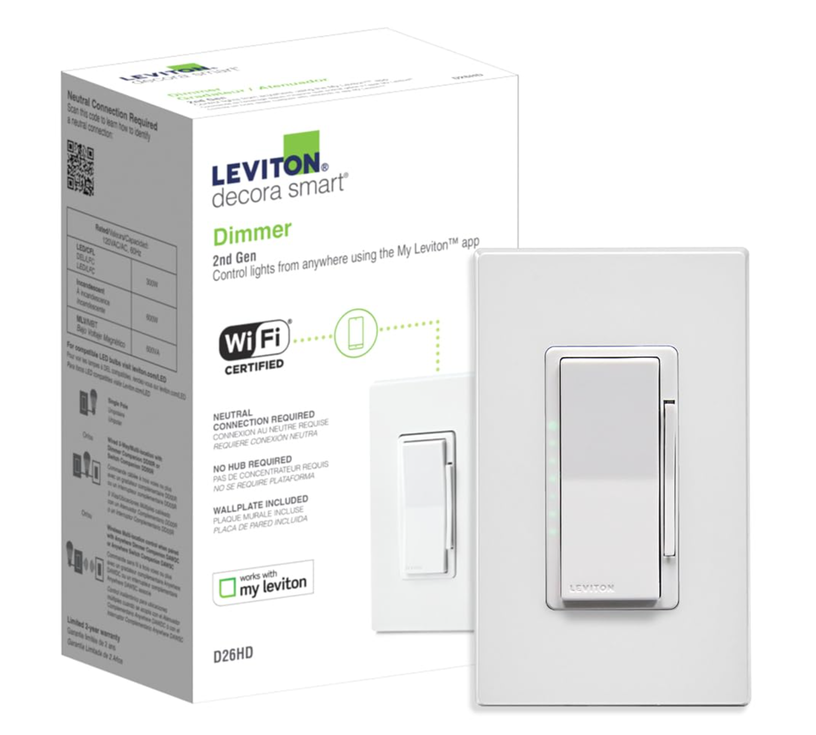 Leviton Decora Smart Light Dimmer