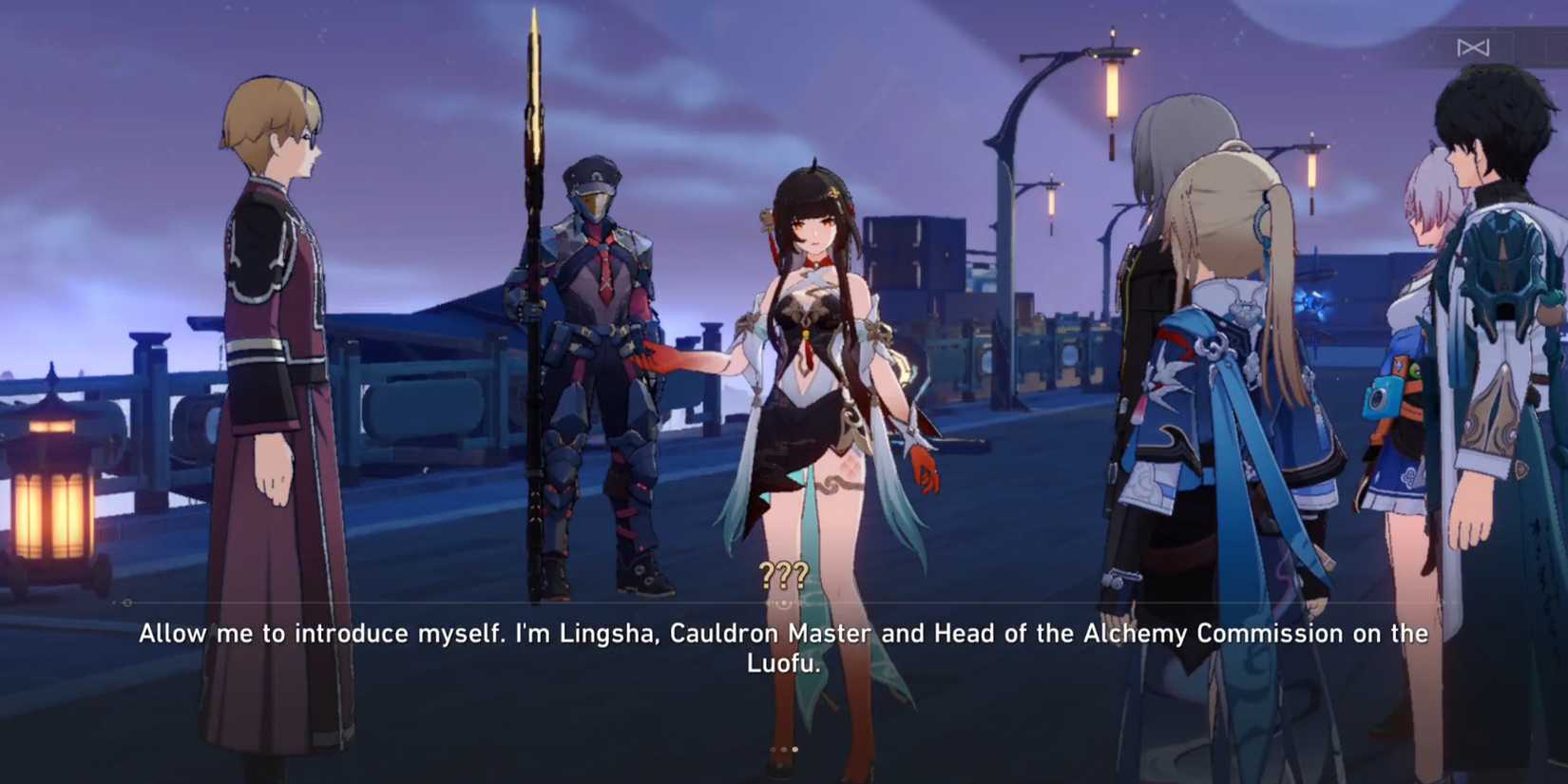 lingsha introduces herself in honkai star rail