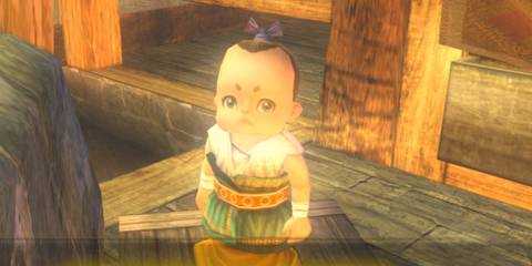 Link talks to Malo during the Malo Mart sidequet.